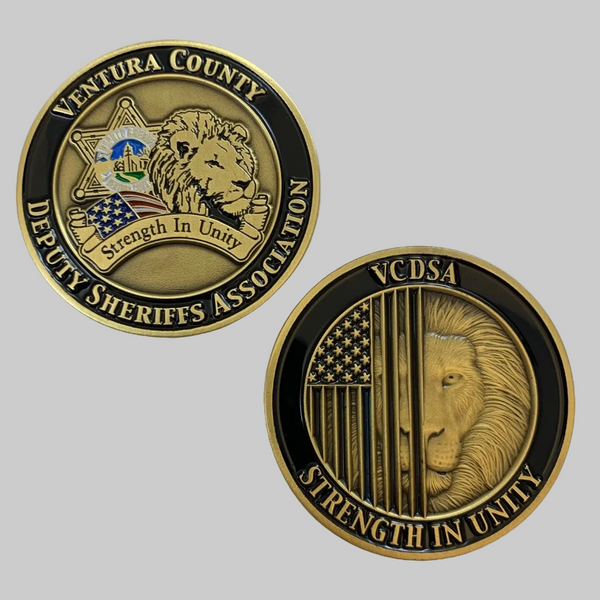 Law Enforcement Oath of Honor Blue Line Challenge Coin