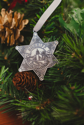 Holiday Ornament Ventura County Sheriff Star