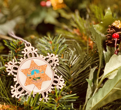 Holiday Ornament Ventura County Sheriff Snowflake